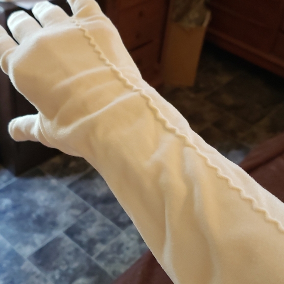 Vintage 30's-60s elegant evening gloves - Picture 1 of 2